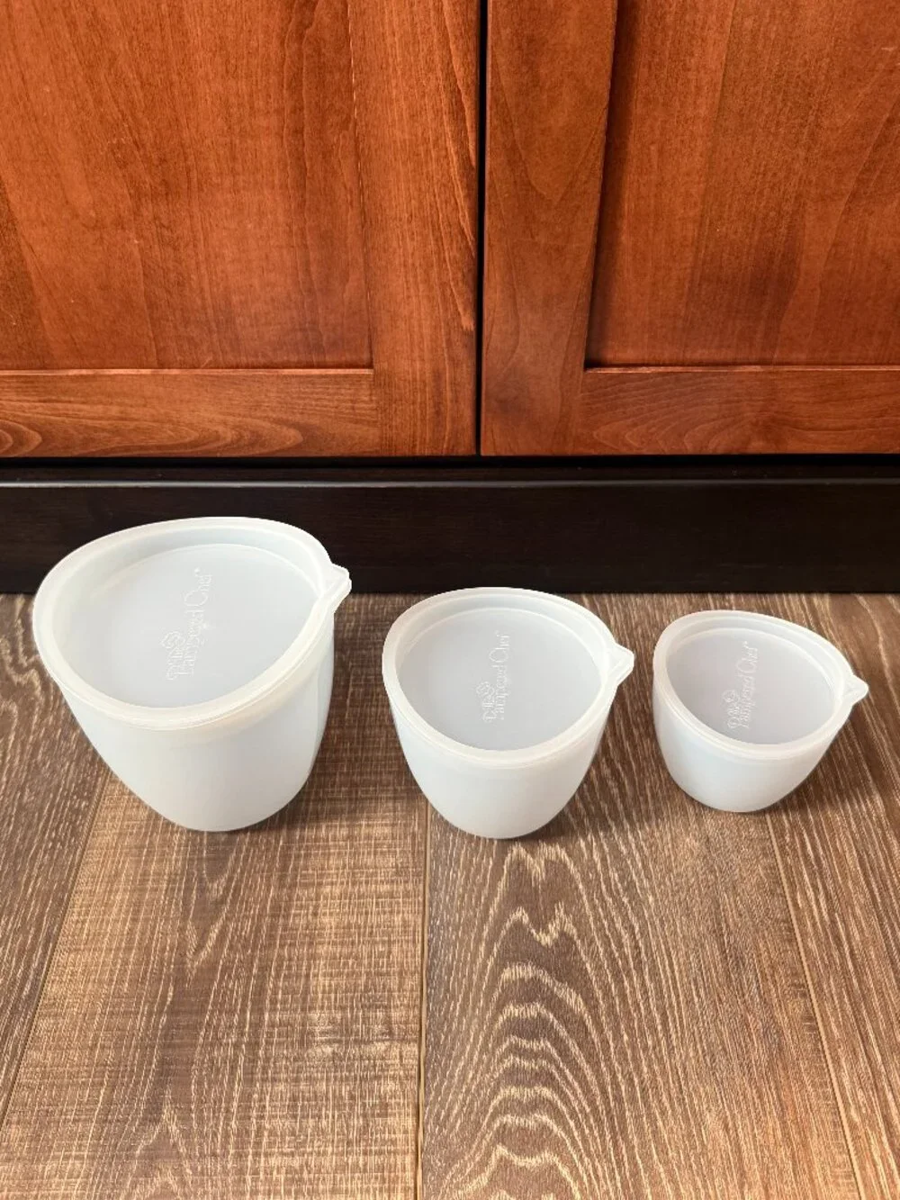 Pampered Chef Silicone Bowl Prep Set – Set of 3